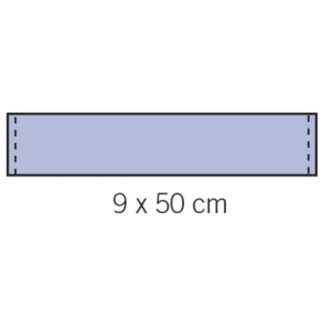 Evercare plakstrook OP-tape 9x50cm (100 stuks)