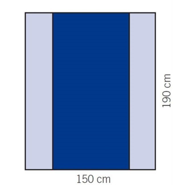 Evercare instrumentenveld, versterkt 150x190cm (40 stuks)
