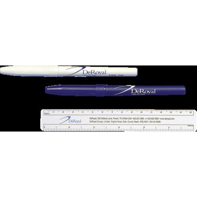 DeRoyal skinmarker normale tip zonder lineaal (50 Stuks)