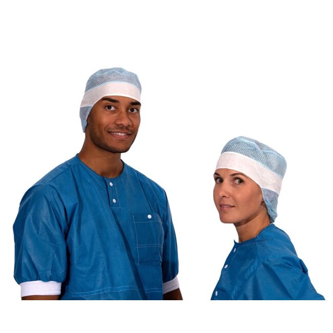 Embra Embra operatiemuts Tricolor blauw (50 stuks)