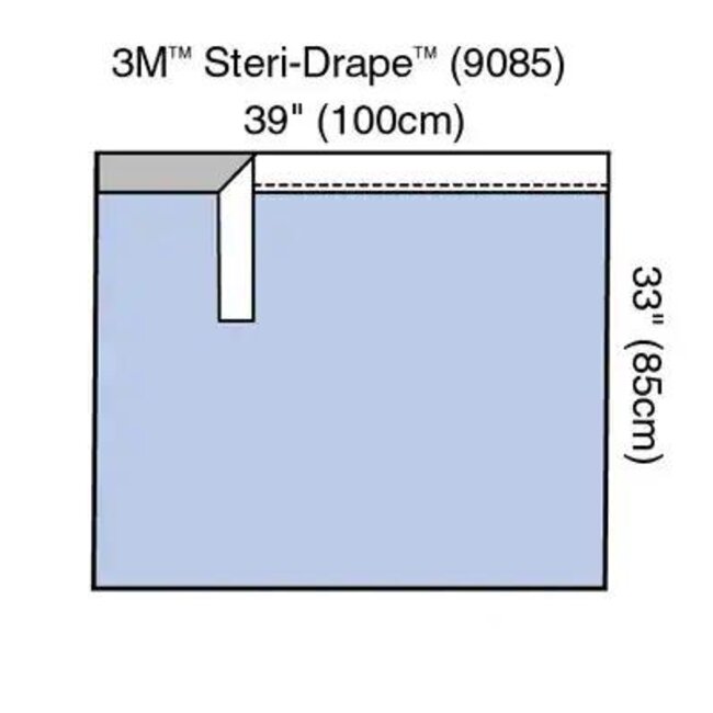 3M™ Steri-Drape™ Zelfklevend afdeklaken 100 cm x 85 cm (30 stuks)