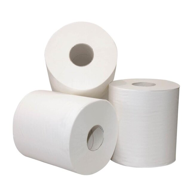 Handdoekpapier Euro M-fold verlijmd Cellulose 2-laags 32x20,6 cm (25x120 stuks)