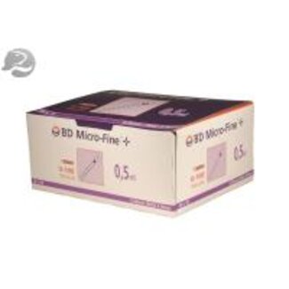 BD BD Micro-Fine Insulinespuit 0,5 ml naald 30G 0,3x8mm (100 stuks) BD BD Micro-Fine Insulinespuit 0,5 ml naald 30G 0,3x8mm (100 stuks)