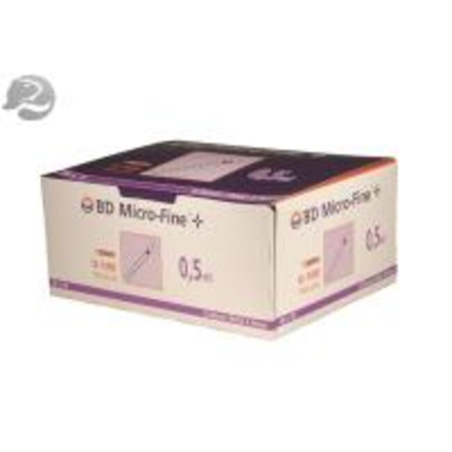 BD Micro-Fine Insulinespuit 0,5 ml naald 30G 0,3x8mm (100 stuks)