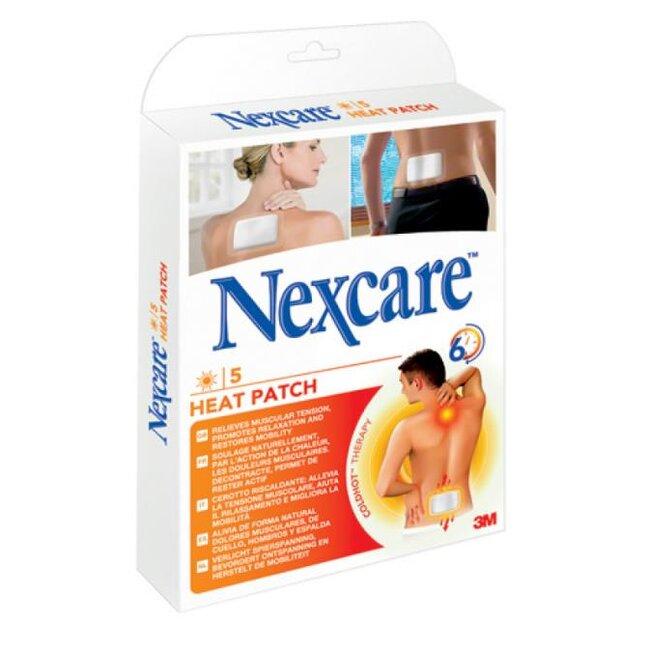 3M Nexcare Warmtepleister, 9,5 cm x 13 cm, 5/verpakking