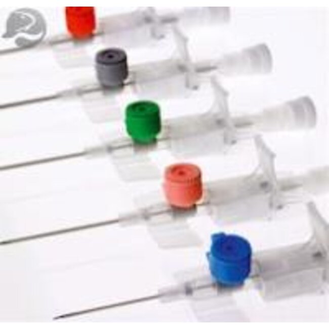 BD Venflon Pro Safety perifere IV veiligheidskatheter 22G blauw 0,9x25mm (50 stuks)