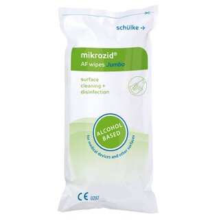 Mikrozid Schülke Mikrozid AF wipes Jumbo Refill - sneldesinfectie op alcoholbasis, navulling 220 wipes