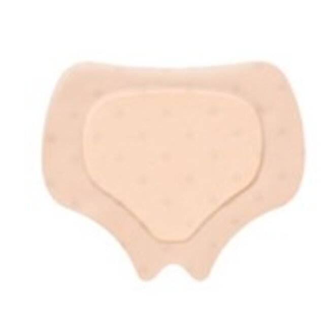 Aquacel Ag Foam adhesief anti-bacterieel schuimverband 20 x 16,9 cm sacraal (5 stuks)