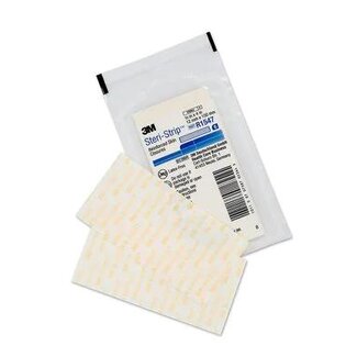 3M 3M Steri-Strip Wondsluitingen 12 mm x 100 mm, 6 strips per envelop (50x6 strips)