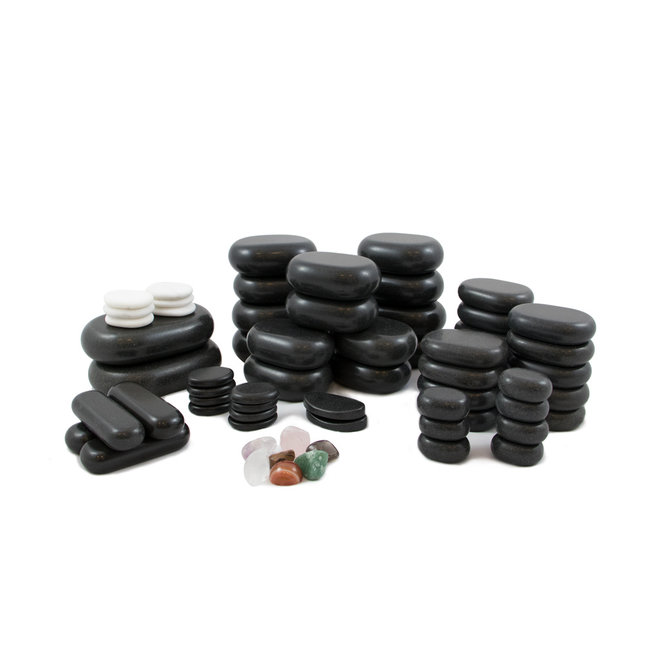 Premium 64-Delige Hotstone Massagestenen Set- Professionele Set