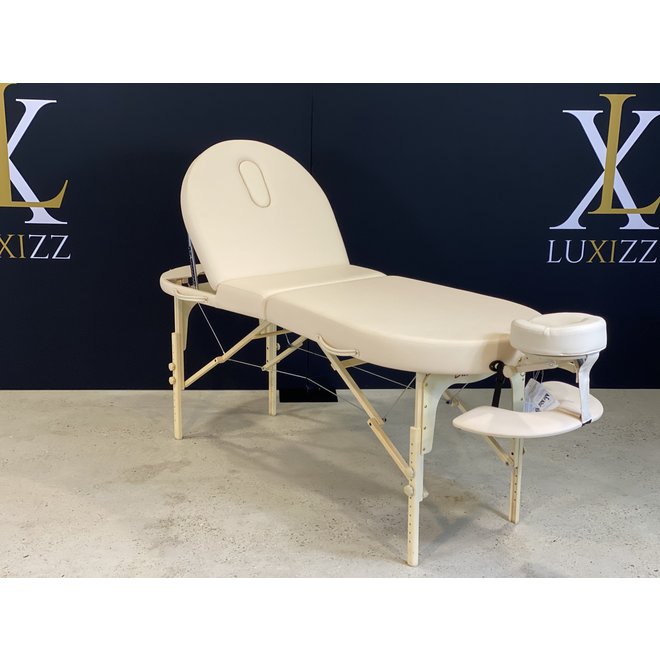 Zusammenklappbarer Massagetisch Bestwood Oval de luxe beige