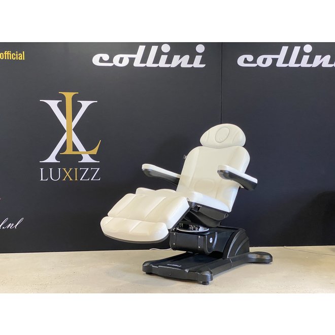 Behandelstoel Collini Hi-Line Turn + verwarming 4  motorig  Black/White edition