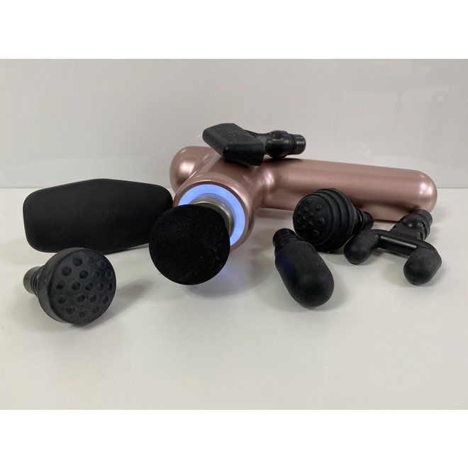 Massage Gun met led verlichte ring en 4 standen