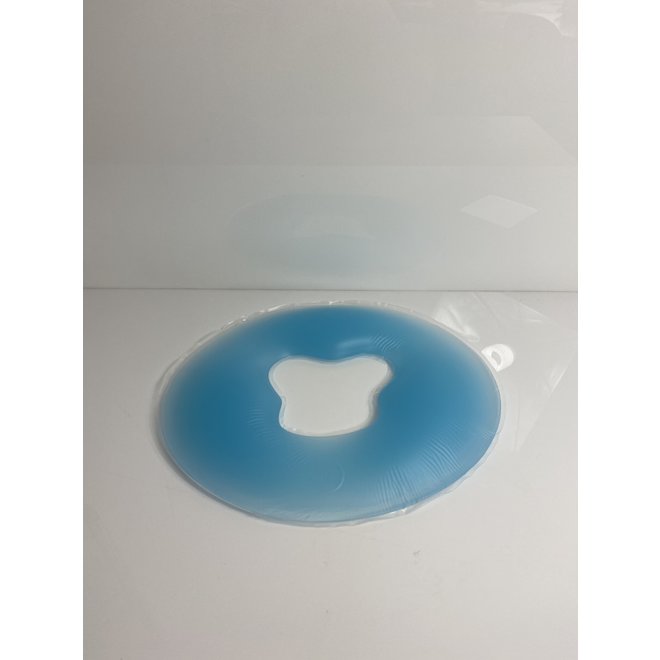 Gel Facial Cushion silicone blue round