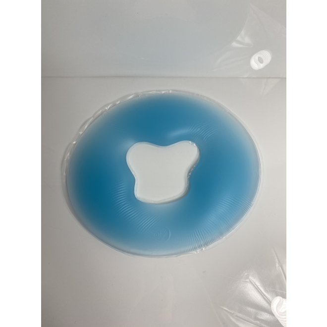 Gel Facial Cushion silicone blue round