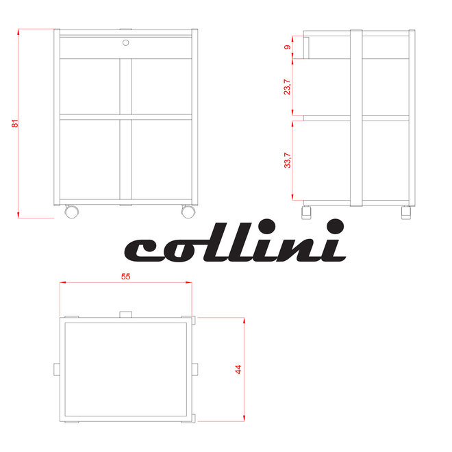 Collini deluxe + drawer