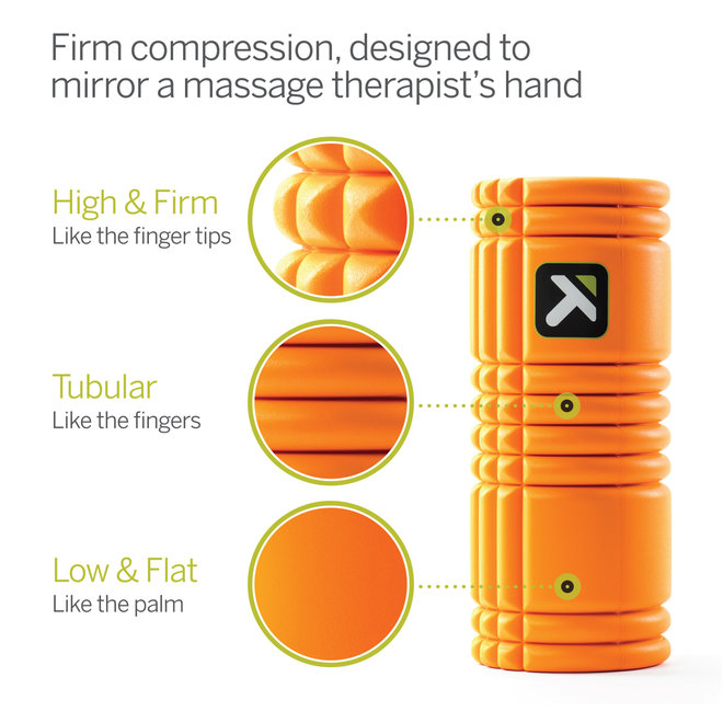 The Grid Roller Orange / 33 cm - 13 cm diameter