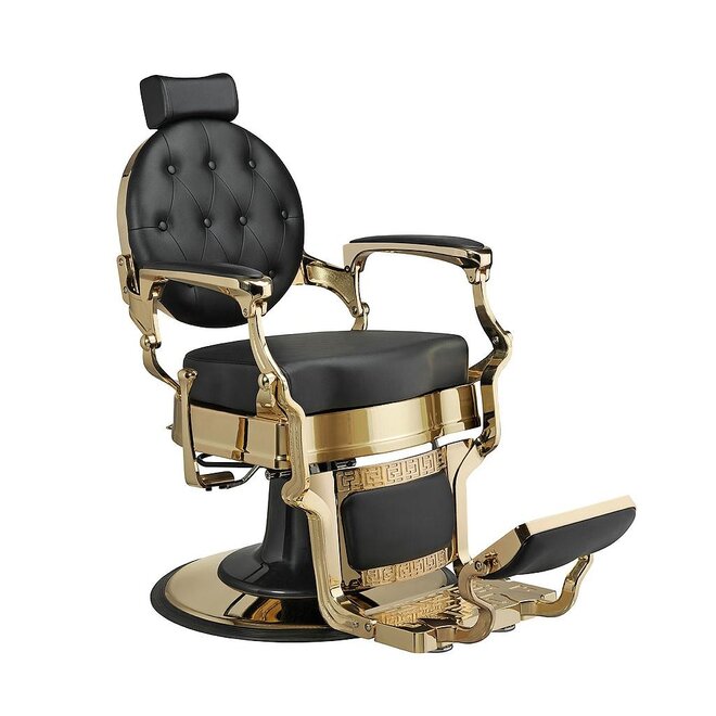 Barberchair Buzz GOLD für jeden Friseursalon oder Barbierladen.