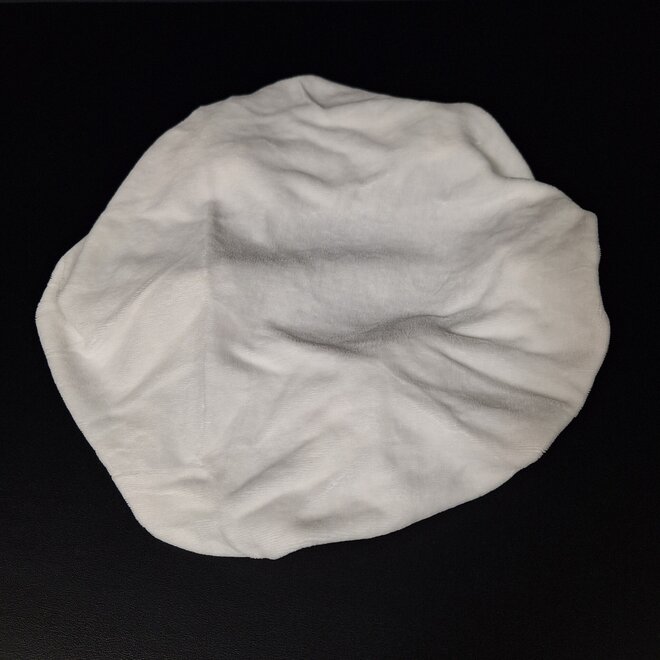 Velor protective cover for tabouret saddle seat and round seat