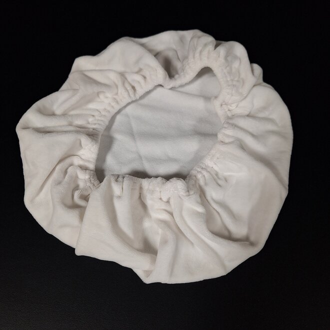 Velor protective cover for tabouret saddle seat and round seat