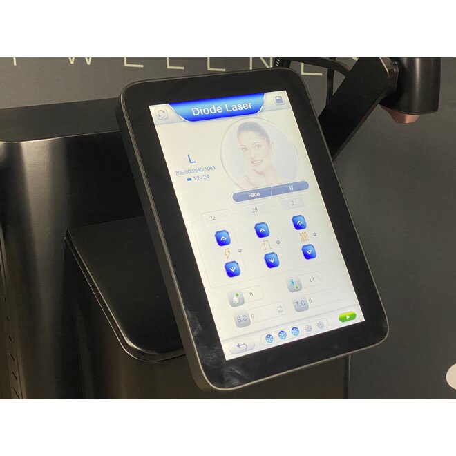 Quattro Wave ICE Diodenlaser Haarentfernungsgerät mit vier Wellenlängen