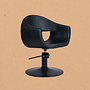 Friseurstuhl und Stylingstuhl MUDI GLAM BLACK