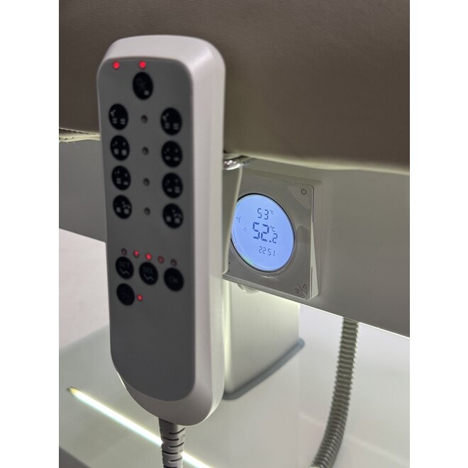 Ervaar ultieme ontspanning met de Wellnessbank Velora WL2 – Luxe designbank met ingebouwde verwarming en ergonomisch comfort voor een wellnessbeleving in uw eigen salon