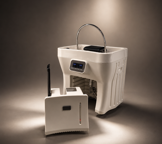 Mobiele Headspa zonder wateraansluiting