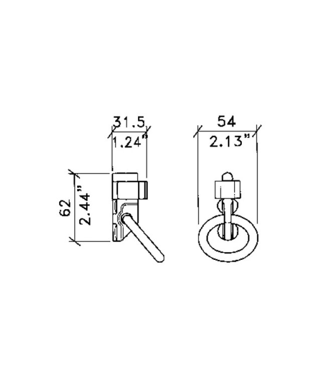 Showgear Double Stud Flying Point