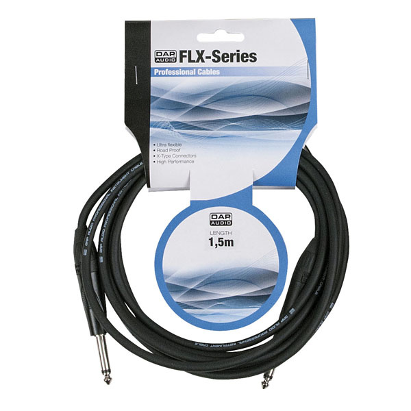 DAP FLX05 - ongebalanceerde mono Jack kabel 1,5 meter