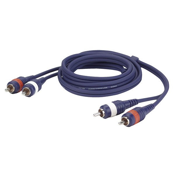 DAP FL24 - 2 RCA Male > 2 RCA Male 1,5 meter
