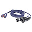 DAP DAP FL26 - 2x RCA male - XLR 3P male kabel 3meter