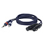 DAP DAP FL44 - 2x mono Jack - XLR female 3P kabel 3 meter