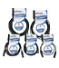 DAP FLX01- bal. XLR male 3 p. > XLR Female 3 p. XLR kabel 0,75 meter