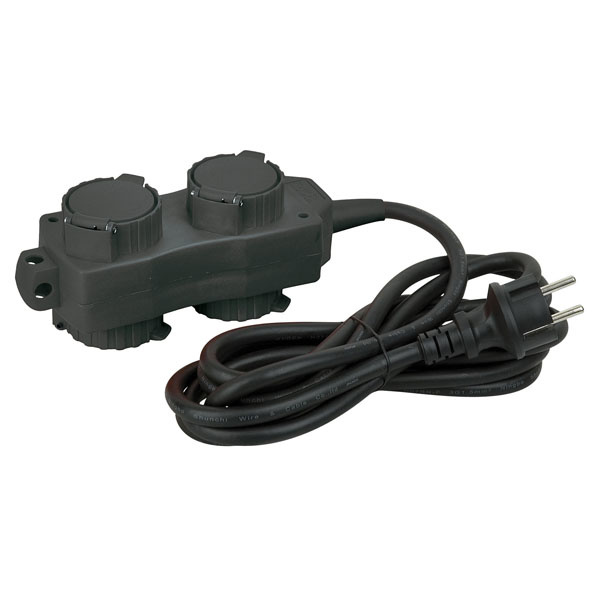 DAP DAP 2 + 2-way IP20 Multisocket