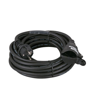 DAP DAP Schuko stroom 240V verlengkabel 15 meter