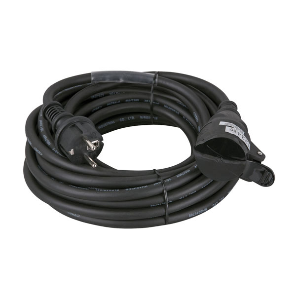 DAP DAP Schuko stroom 240V verlengkabel 10 meter
