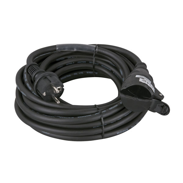 DAP DAP Schuko stroom 240V verlengkabel 15 meter