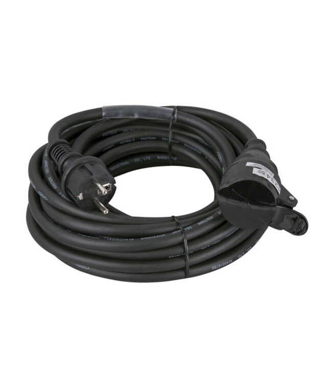DAP Schuko stroom 240V verlengkabel 20 meter