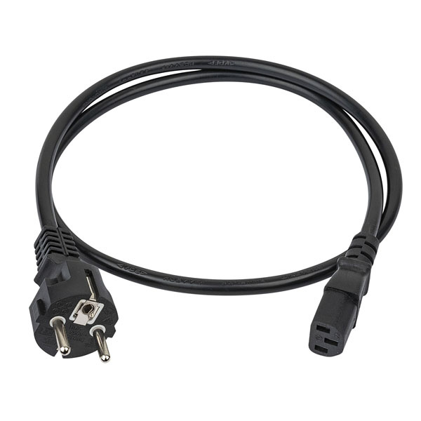 DAP IEC C13 stroomkabel euro 1 meter