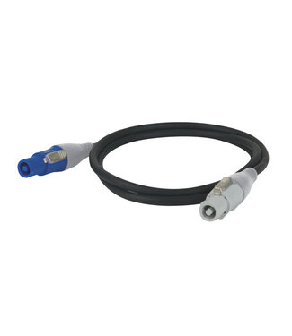 DAP DAP Powercable Blue/White Pro Power Connector 0,5m