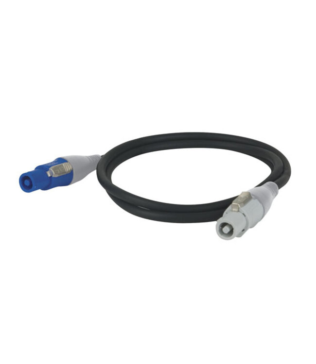 DAP Powercable Blue/White Pro Power Connector 0,75m