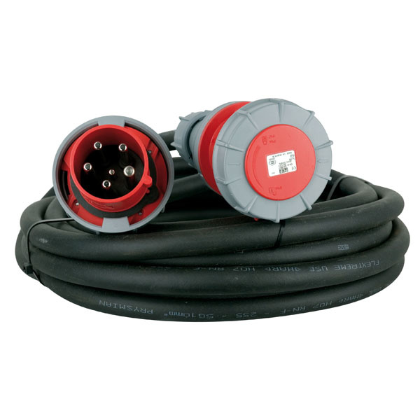 Showtec Showtec verlengkabel, 3 x 63A 380V 25M