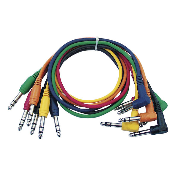 DAP DAP FL15 - 6 coloured bal. patch straight > 90° 30 cm, zwart