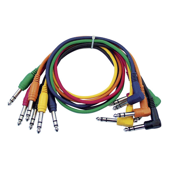 DAP DAP FL15 - 6 coloured bal. patch straight > 90° 60 cm, zwart