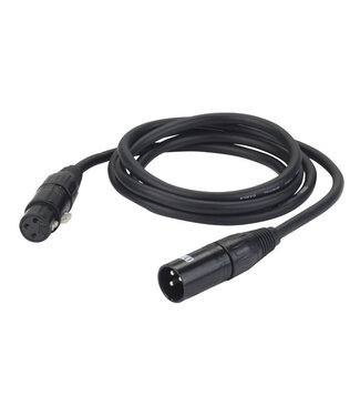 DAP FL09 XLR kabel 3pins DMX 75cm DAP FL09 XLR kabel 3pins DMX 75cm
