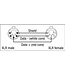 DAP FL84 - DMX/AES-EBU XLR/M 5p. > XLR/F 5p. Neutrik 20 m