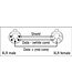 DAP FL84 - DMX/AES-EBU XLR/M 5p. > XLR/F 5p. Neutrik 3 m