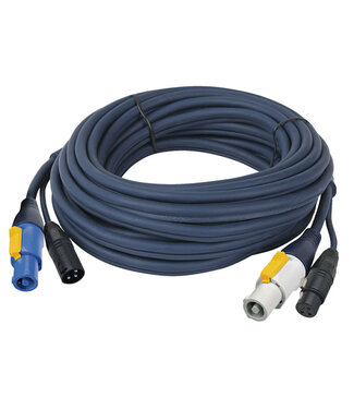 DAP DAP FP17 Hybride Kabel - powerCON & 3-pin XLR 75cm