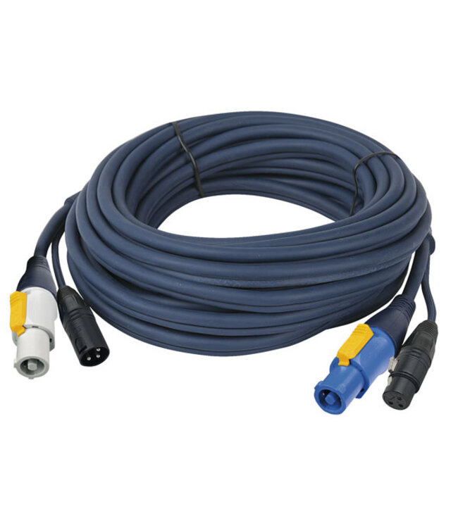 DAP Powercon/XLR M - Powercon/XLR F 10 m DMX